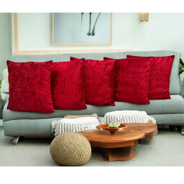 Solid Velvet Cushion Cover