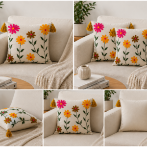 Embroidery Cushion Cover