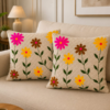 10-Quilting embroidery cushion cover