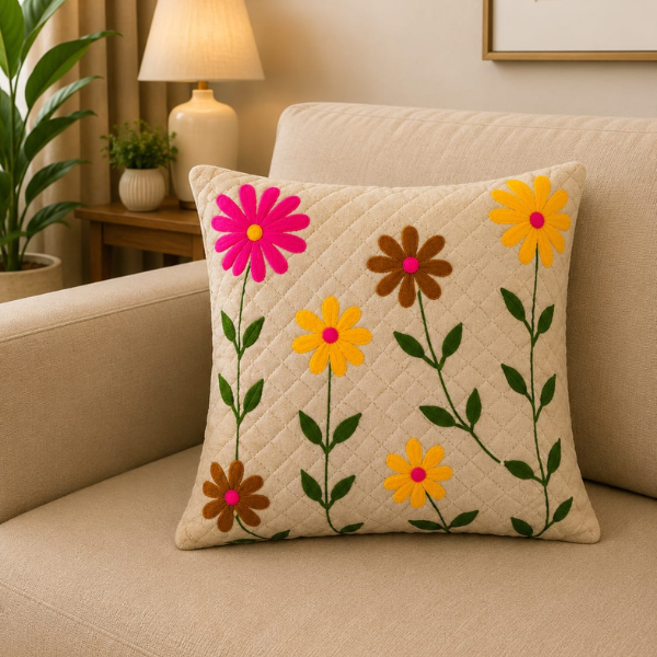 12Quilting embroidery cushion cover