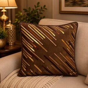 Handmade Beaded & Zardosi Cushion Cover19